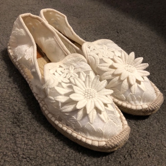 Tory Burch Darian Guipure Lace Espadrilles sz 7.5 - Picture 16 of 16